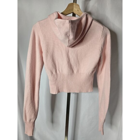 Ediketed Desiree Knitted Set In Pink- Fold Over Pants and Sweater in MED/LRG - Picture 7 of 16